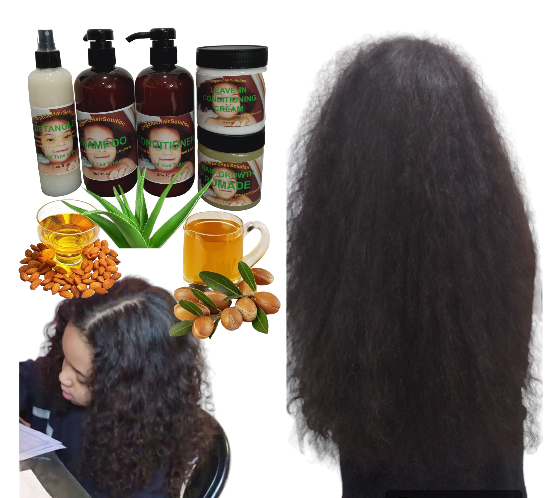 KIDS Hair Growth Pomade Grease- for Stronger, Thicker Longer Hair for Scalp and Hair